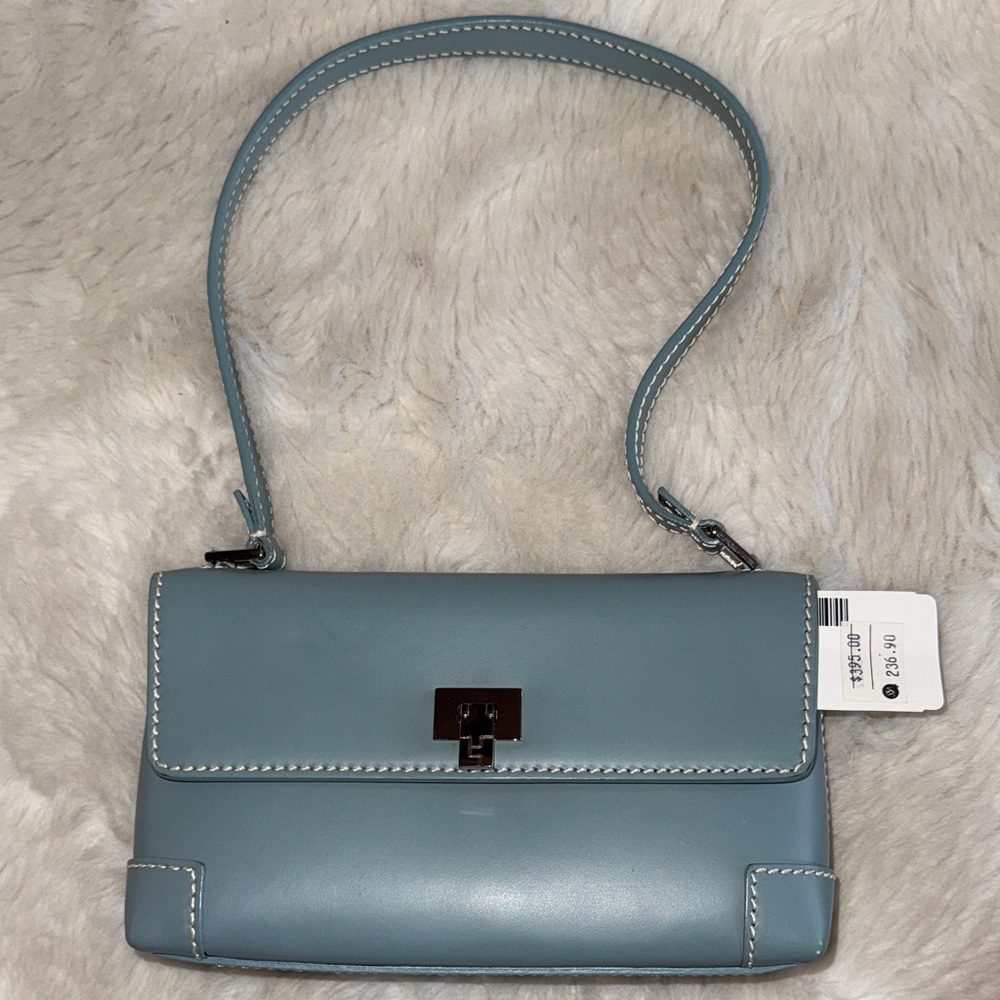 Elegant Blue Shoulder Bag